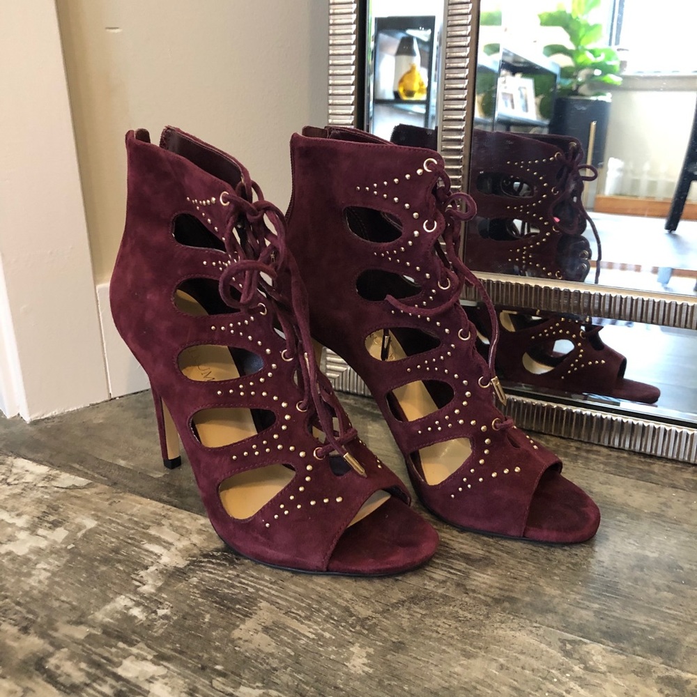 Ivanka Trump Dazy Lace Up Heels